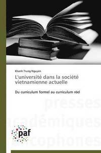 bokomslag L'Universite Dans La Societe Vietnamienne Actuelle