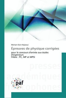 Epreuves de physique corrigees 1