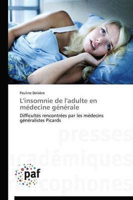 bokomslag L'Insomnie de l'Adulte En Mdecine Gnrale