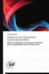 bokomslag Etude Sur Les Régulations Transcriptionnelles