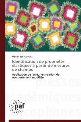 bokomslag Identification de Propriétés Élastiques À Partir de Mesures de Champs