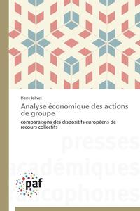 bokomslag Analyse Economique Des Actions de Groupe
