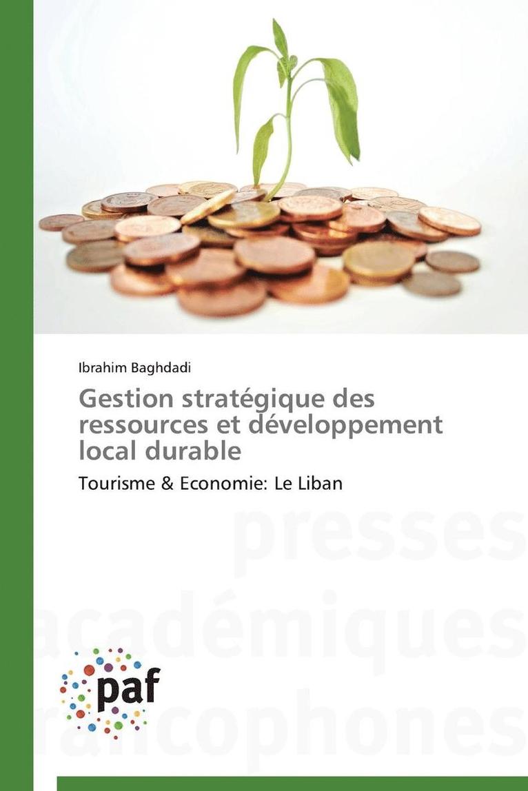 Gestion Strategique Des Ressources Et Developpement Local Durable 1