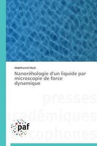 bokomslag Nanoréhologie d'Un Áliquide Par Microscopie de Force Dynamique