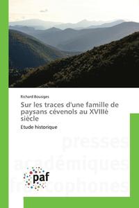 bokomslag Sur Les Traces Dune Famille de Paysans Cévenols Au XVIIIè Siècle