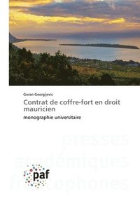 bokomslag Contrat de coffre-fort en droit mauricien