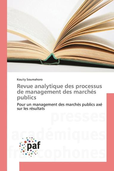 bokomslag Revue Analytique Des Processus de Management Des Marchs Publics