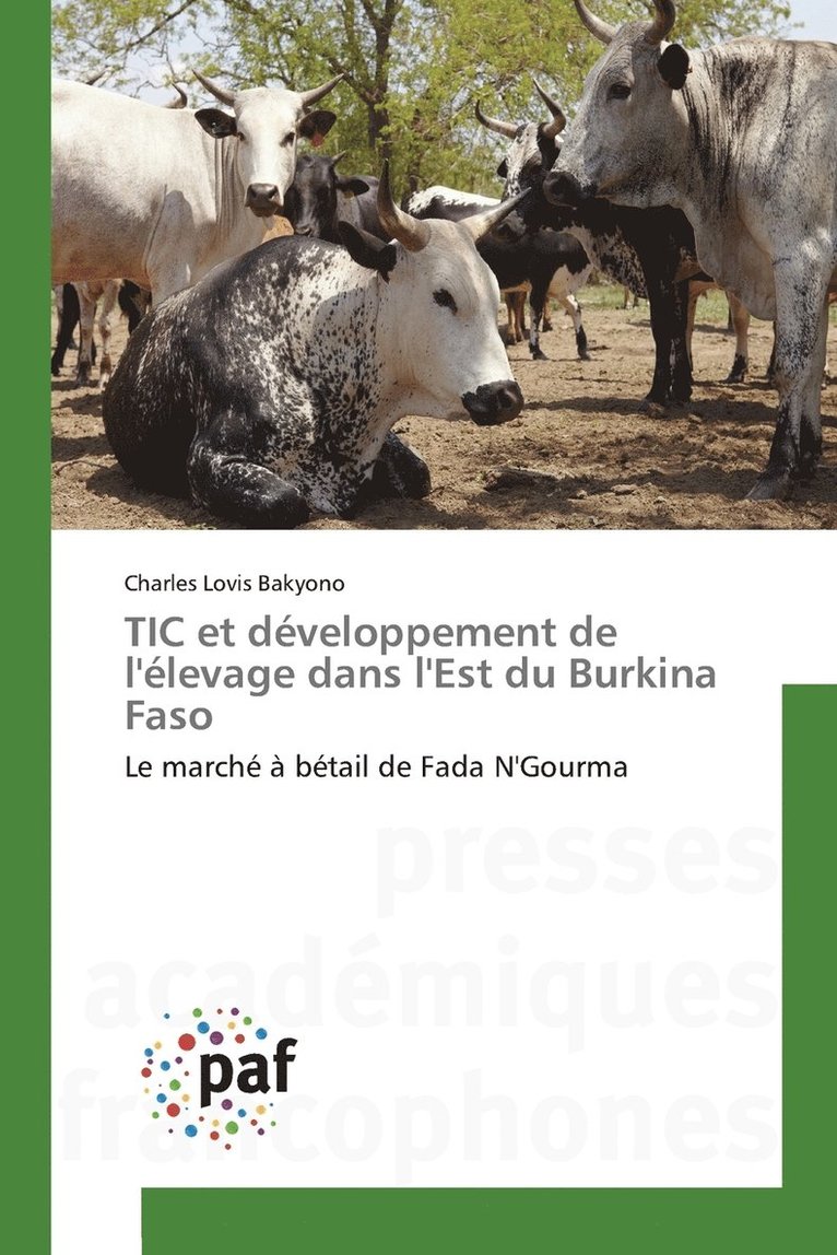 TIC et dveloppement de l'levage dans l'Est du Burkina Faso 1