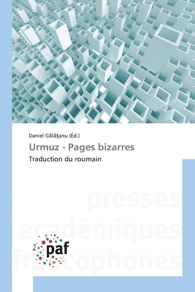 Urmuz - Pages Bizarres 1