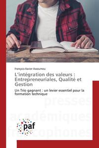 bokomslag L'Integration Des Valeurs