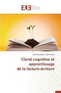 bokomslag Clarté Cognitive Et Apprentissage de la Lecture-Écriture