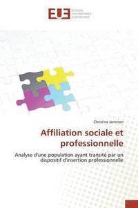 bokomslag Affiliation Sociale Et Professionnelle