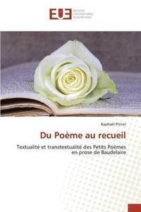 bokomslag Du Poeme Au Recueil