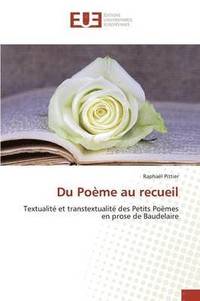 bokomslag Du Poème Au Recueil