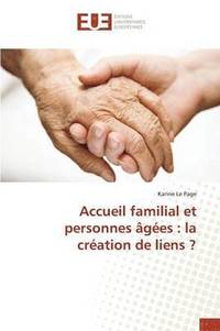 bokomslag Accueil Familial Et Personnes ges