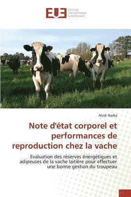 bokomslag Note d'tat Corporel Et Performances de Reproduction Chez La Vache