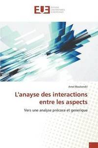bokomslag L'Anayse Des Interactions Entre Les Aspects