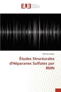 bokomslag Etudes Structurales d'Heparanes Sulfates Par Rmn