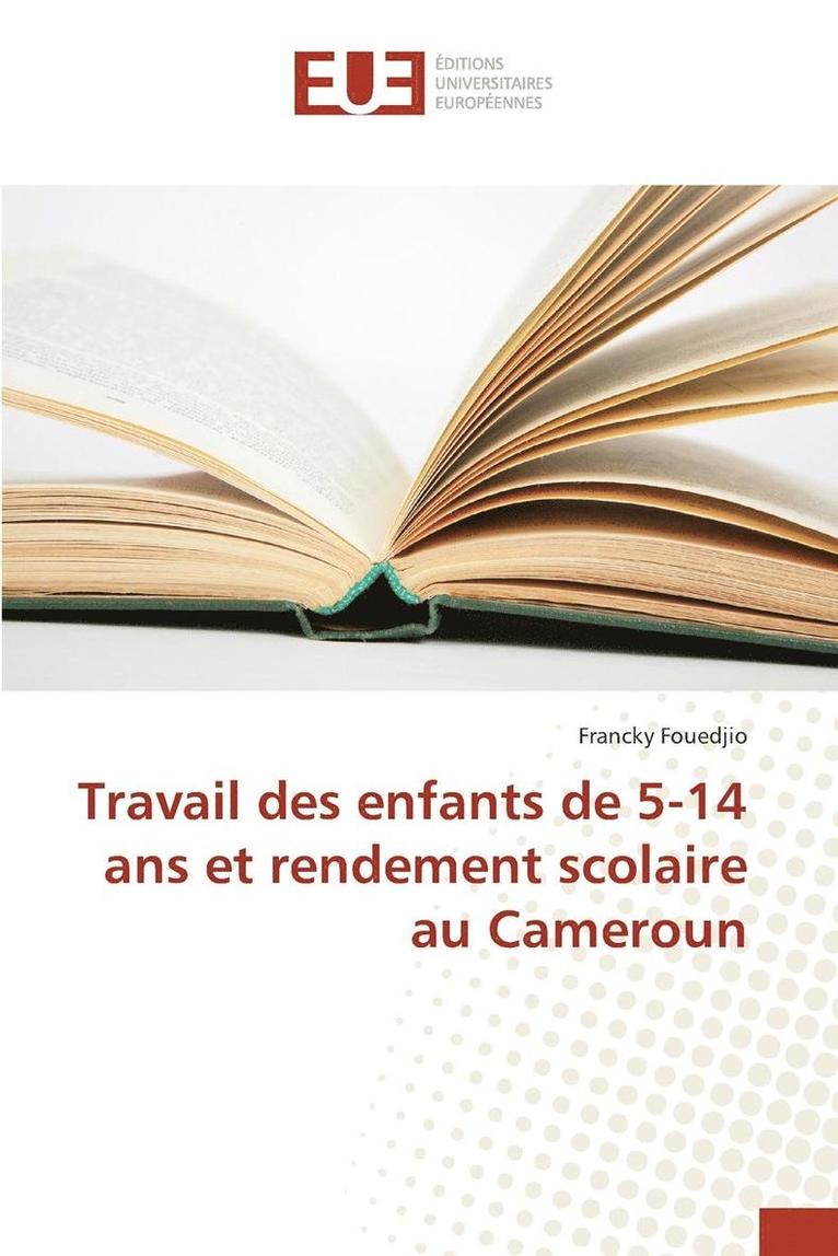 Travail Des Enfants de 5-14 ANS Et Rendement Scolaire Au Cameroun 1