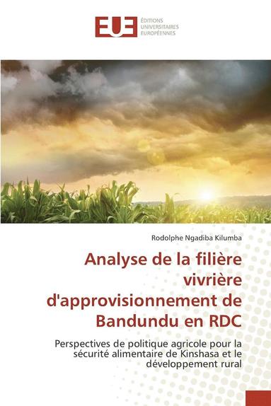 bokomslag Analyse de la Filire Vivrire d'Approvisionnement de Bandundu En Rdc