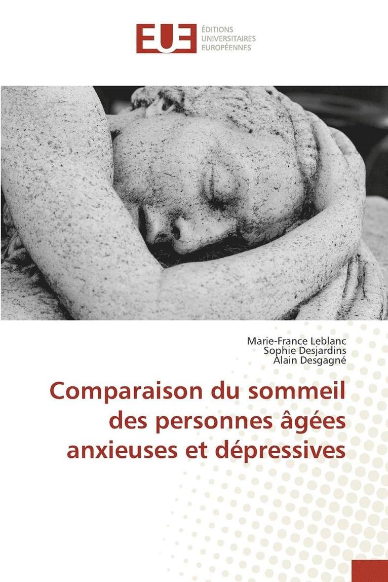 Comparaison Du Sommeil Des Personnes Agees Anxieuses Et Depressives 1