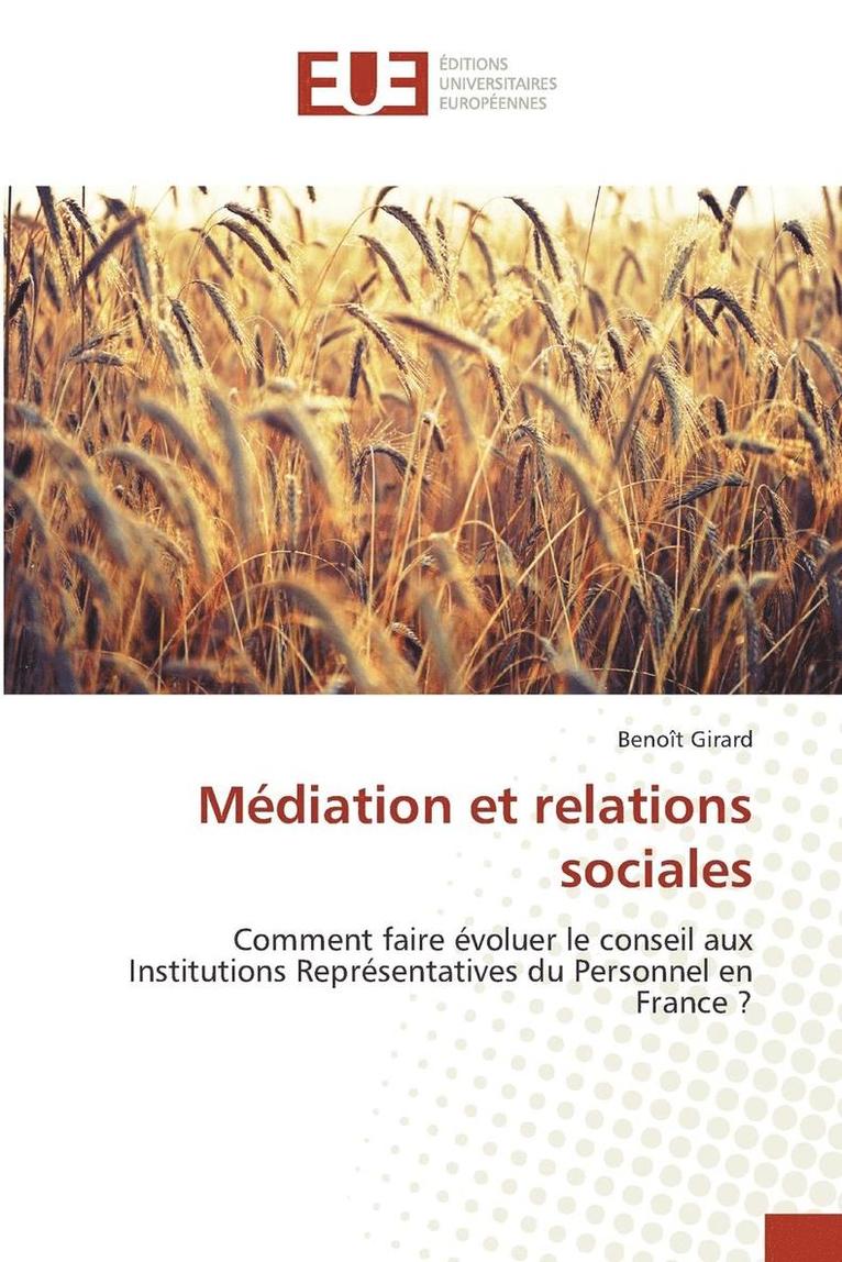 Mdiation Et Relations Sociales 1