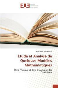 bokomslag Etude Et Analyse de Quelques Modeles Mathematiques