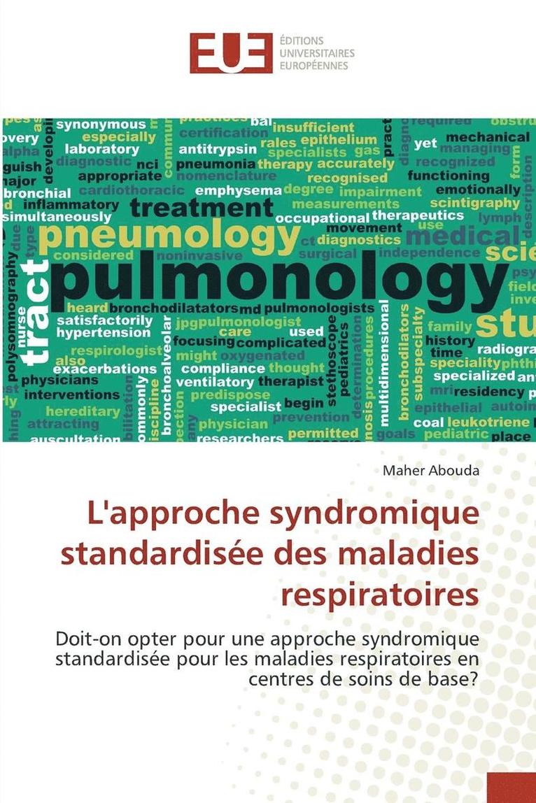 Lapproche Syndromique Standardisée Des Maladies Respiratoires 1