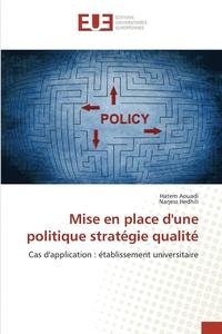 bokomslag Mise En Place Dune Politique Strategie Qualite