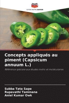 bokomslag Concepts appliqués au piment (Capsicum annuum L.)