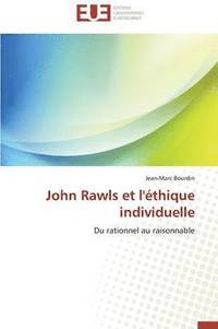 bokomslag John Rawls Et l' thique Individuelle