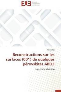 bokomslag Reconstructions Sur Les Surfaces (001) de Quelques P rovskites Abo3