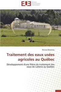 bokomslag Traitement Des Eaux Usees Agricoles Au Quebec