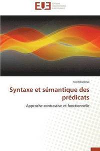 bokomslag Syntaxe Et Semantique Des Predicats