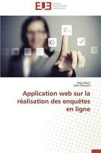 bokomslag Application Web Sur La R alisation Des Enqu tes En Ligne