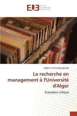 bokomslag La Recherche En Management À l'Université d'Alger