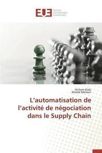 bokomslag L Automatisation de L Activite de Negociation Dans Le Supply Chain