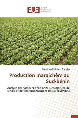 bokomslag Production Maraichere Au Sud-Benin