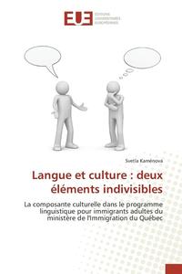 bokomslag Langue Et Culture