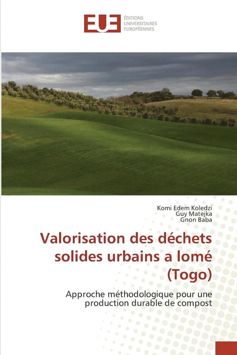 Valorisation Des D�chets Solides Urbains a Lom� (Togo)