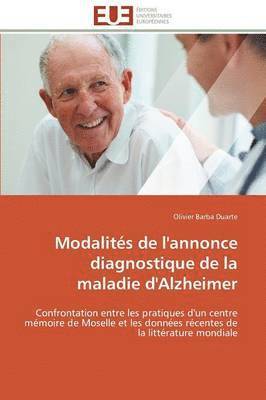 bokomslag Modalit?s de l'Annonce Diagnostique de la Maladie d'Alzheimer