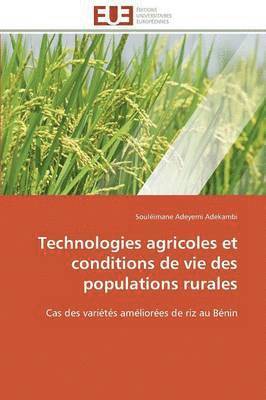 Technologies Agricoles Et Conditions de Vie Des Populations Rurales 1