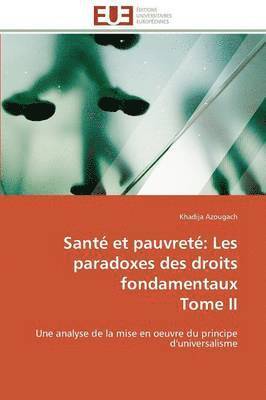 bokomslag Santé Et Pauvreté