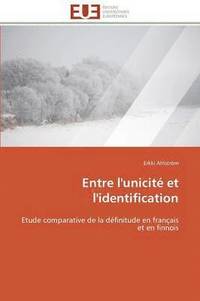 bokomslag Entre l'Unicit  Et l'Identification