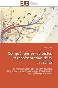 bokomslag Comprhension de Textes Et Reprsentation de la Causalit