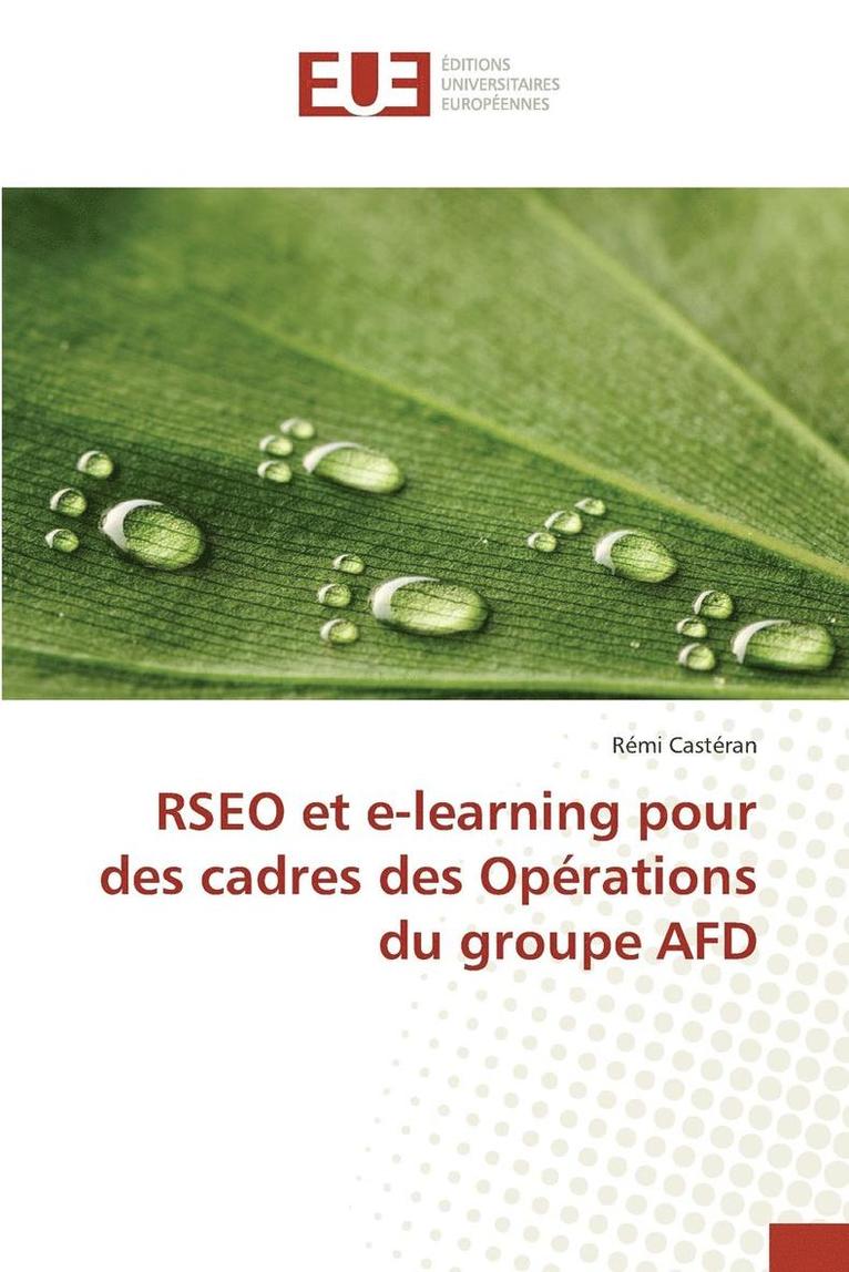Rseo Et E-Learning Pour Des Cadres Des Op rations Du Groupe Afd 1