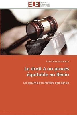 bokomslag droit à un procès équitable au bénin