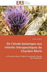bokomslag de L  tude Botanique Aux Int r ts Th rapeutiques Du Chardon-Marie