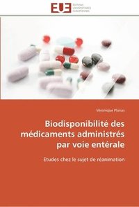 bokomslag Biodisponibilite des medicaments administres par voie enterale