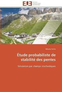 bokomslag Etude probabiliste de stabilite des pentes